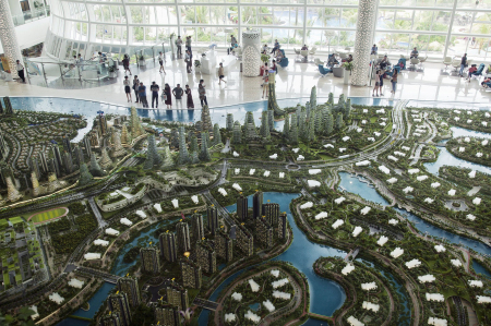 BT 201805 Investment 02 A model of the Forest City development is displayed at the Country Garden property showroom in Johor Bahru Malaysia