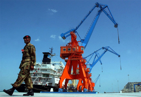 Gwadar Port is considered a crucial link between the land based belt and the maritime road